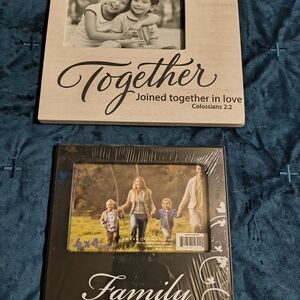 Elegant Together Picture Frame - Cream and Black